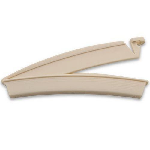 Hollister 8770 beige curved drainable ostomy pouch clamp