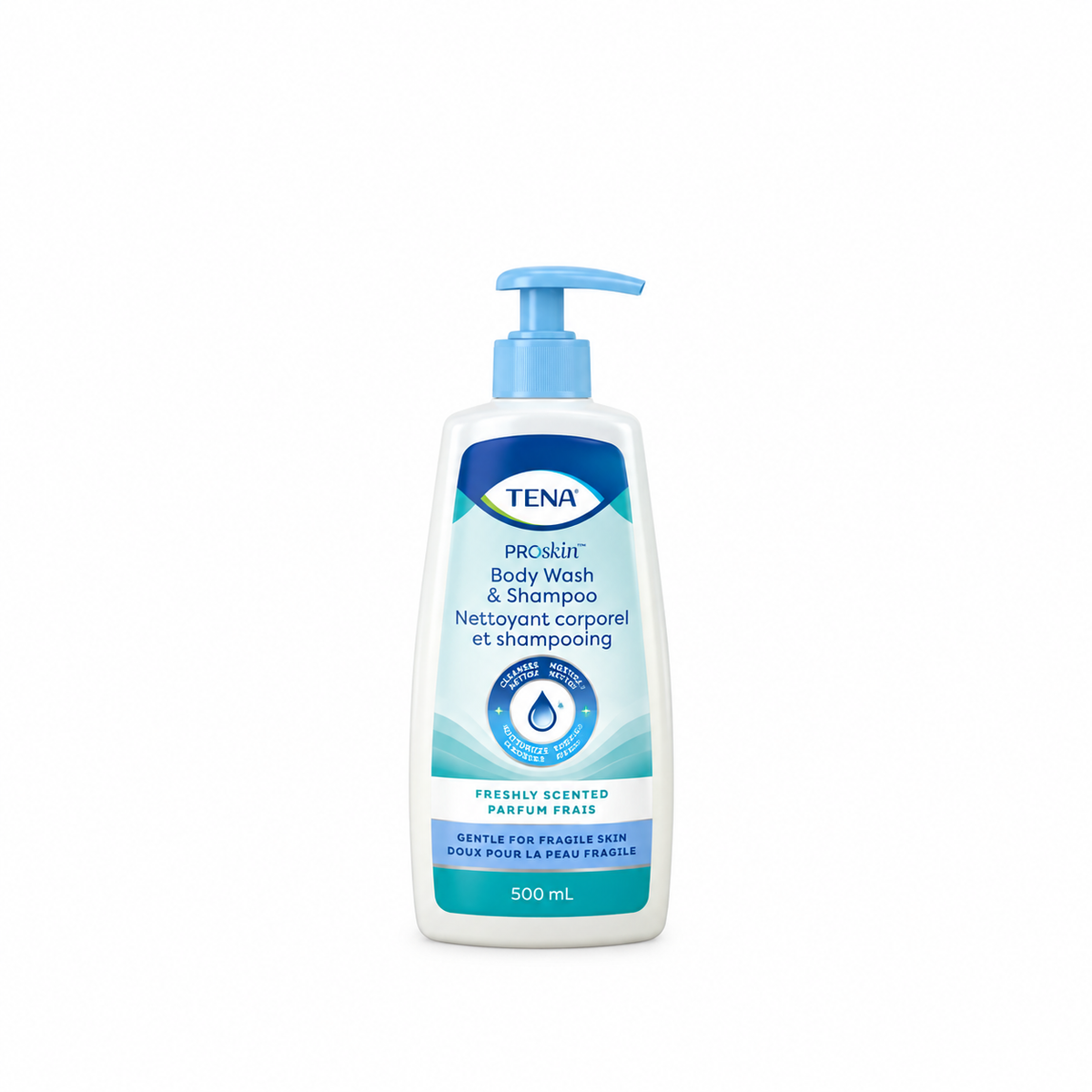 TENA ProSkin Body Wash & Shampoo Freshly Scented 500 mL