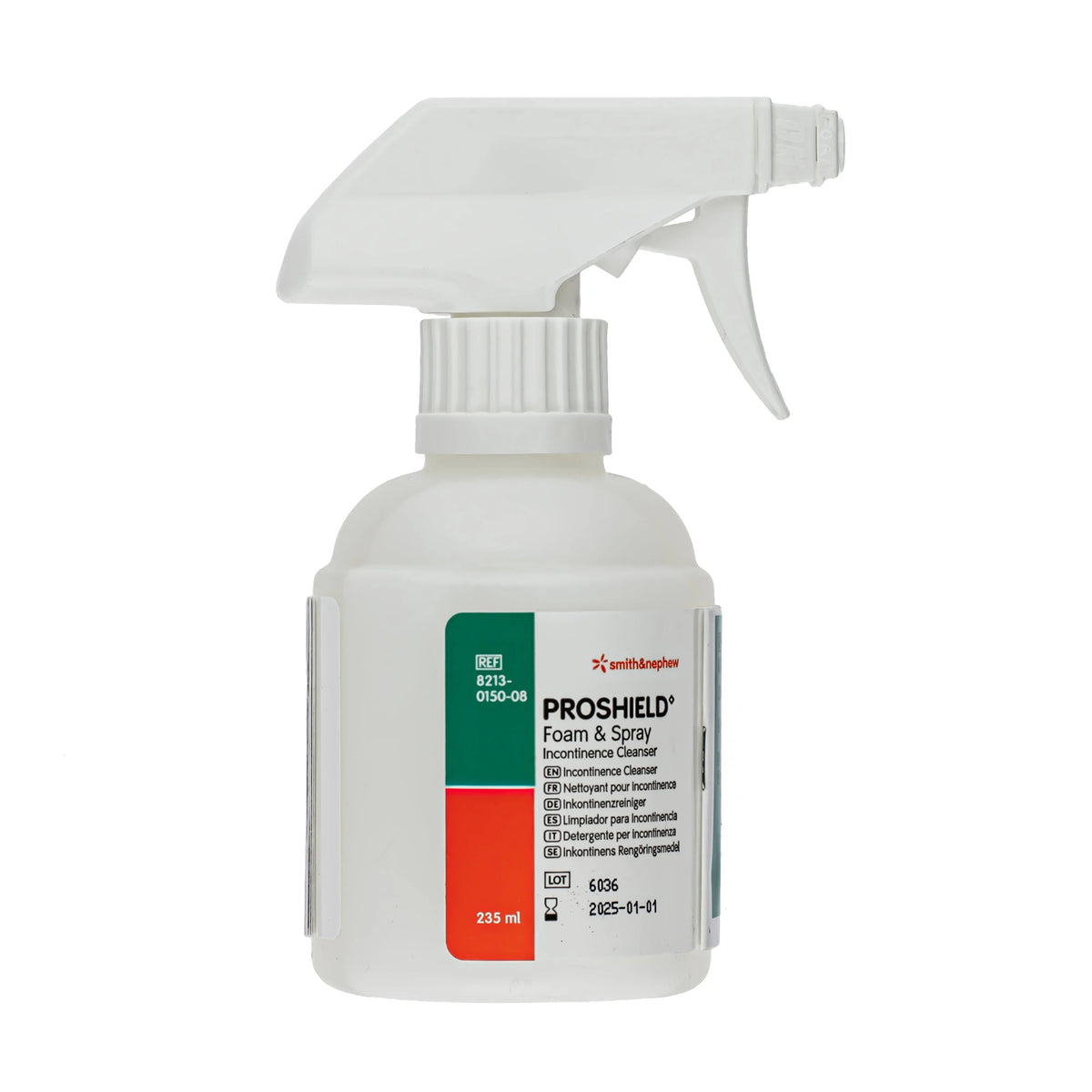 Smith & Nephew ProShield Foam & Spray Incontinence Cleanser 235 mL