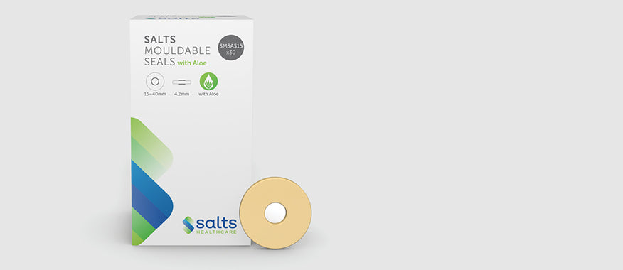Salts Mouldable Ostomy Seals with Aloe