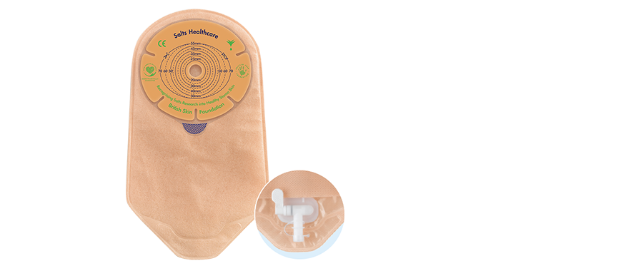 Salts Confidence Natural Advance one-piece urostomy pouch
