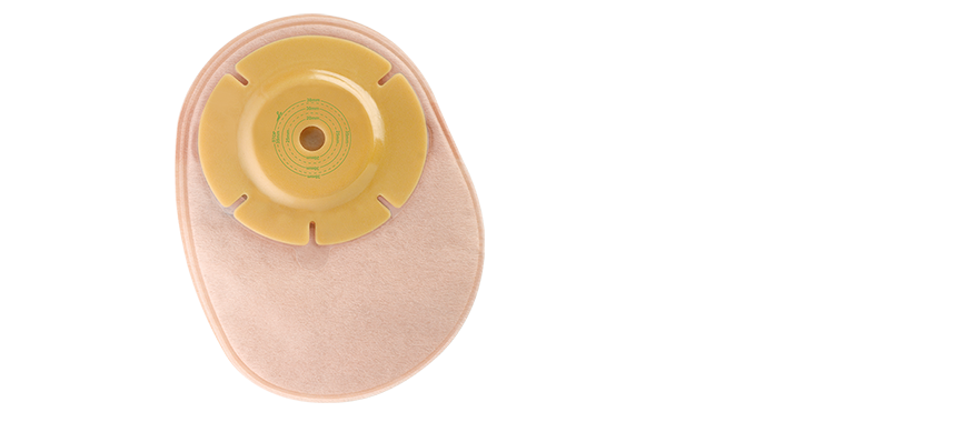 Salts Confidence Natural Soft Convex closed one-piece ostomy pouch