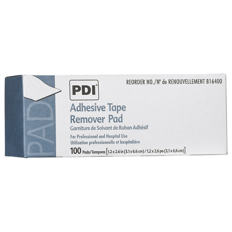 PDI Adhesive Tape Remover Pads, box of 100