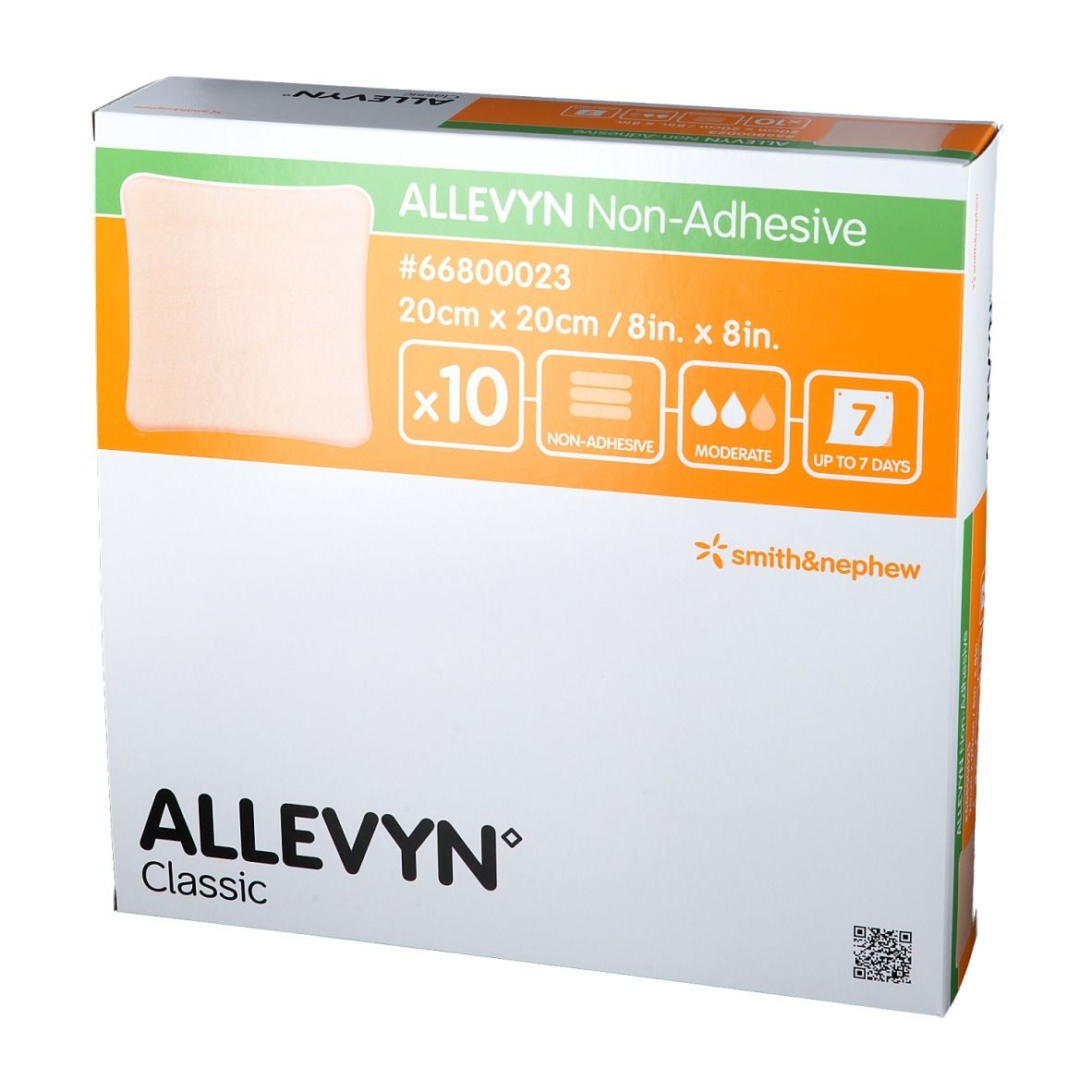 Smith & Nephew ALLEVYN Polyurethane Dressing 20 x 20 cm