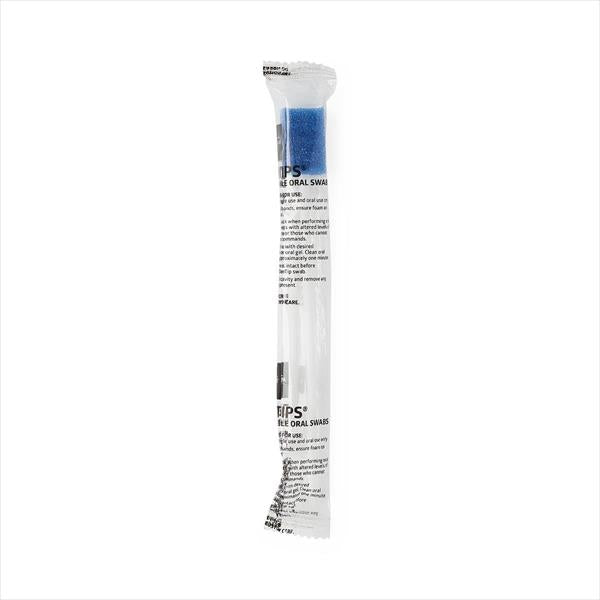 Medline DenTips Oral Swabs — Untreated, Blue