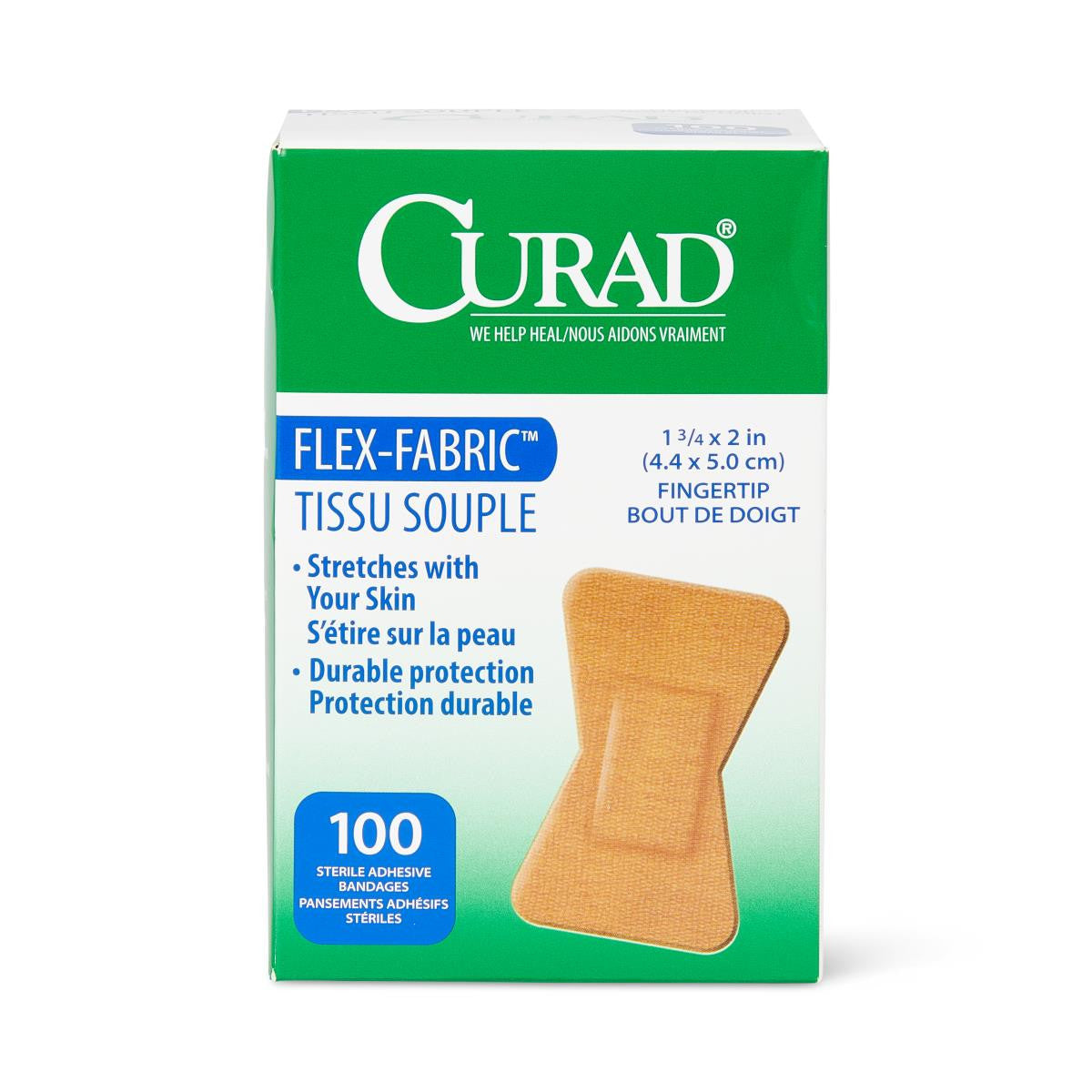 CURAD fabric fingertip bandages