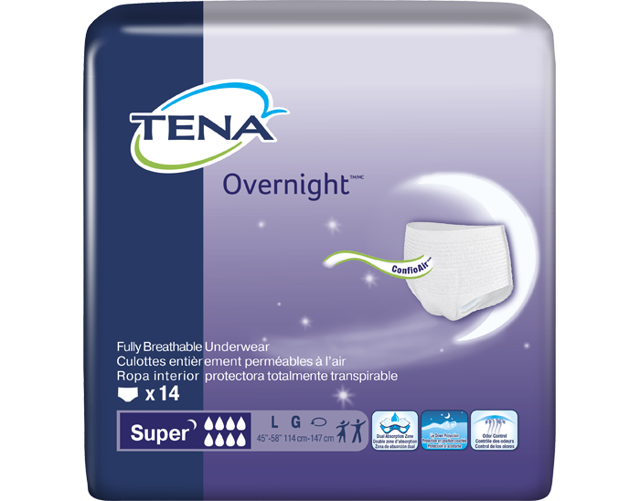 TENA ProSkin Overnight™ Super Fully Breathable Underwear