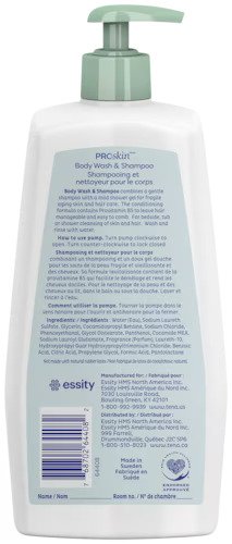 TENA ProSkin™ Body Wash & Shampoo Freshly scented (500ml)