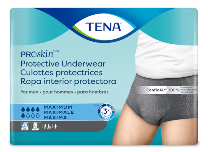 TENA ProSkin™ Incontinence Underwear for Men with Maximum Absorbency