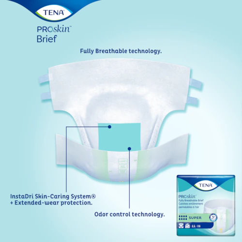 TENA ProSkin™ Super Incontinence Briefs