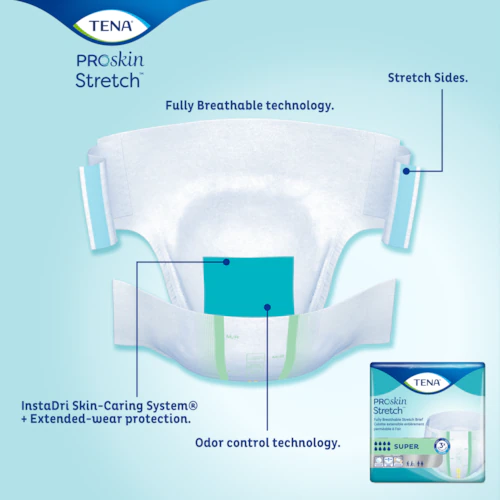 TENA ProSkin™ Stretch Super Incontinence Briefs