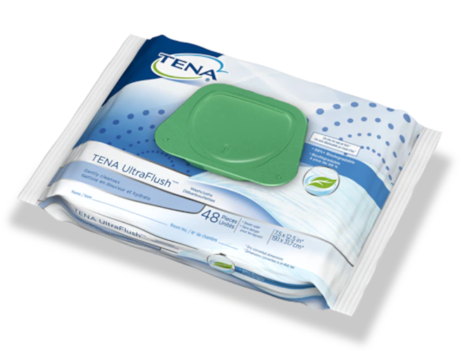 TENA® UltraFlush™ Washcloth