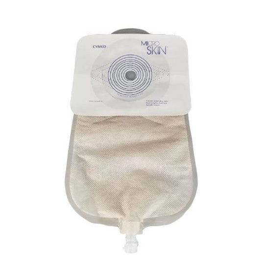 Cymed MicroSkin One-Piece Urostomy Pouches — Standard