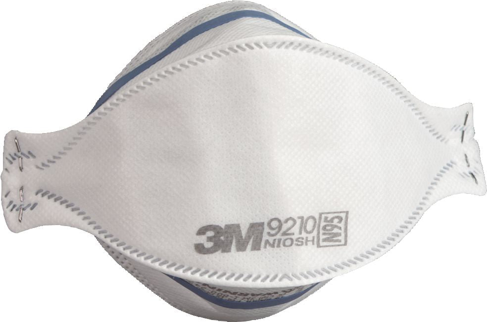 3M 9210 N95 three-panel flat-fold respirator, original 9210 model