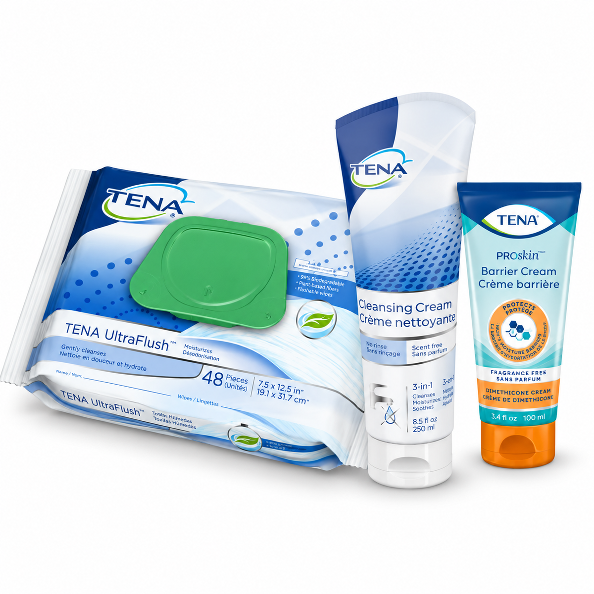TENA ProSkin Skin Care Set – included products