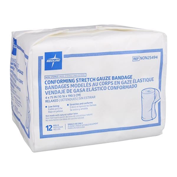 Medline NON25494 non-sterile conforming stretch gauze bandage