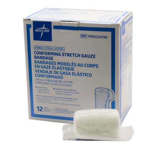 Medline sterile stretch conforming gauze bandage