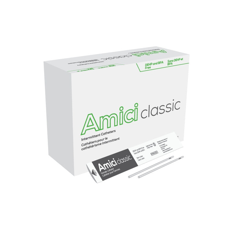 Amici Classic Female Intermittent Catheter — 8 French, 7 in, Box of 100 product image