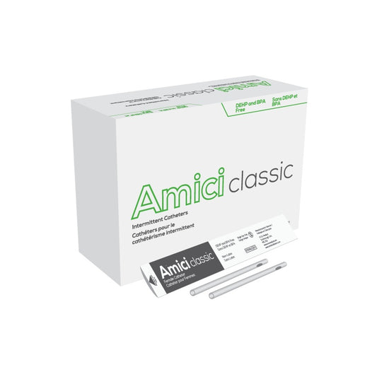 Amici Classic Female Intermittent Catheter — 16 French, 7 in, Box of 100 product image