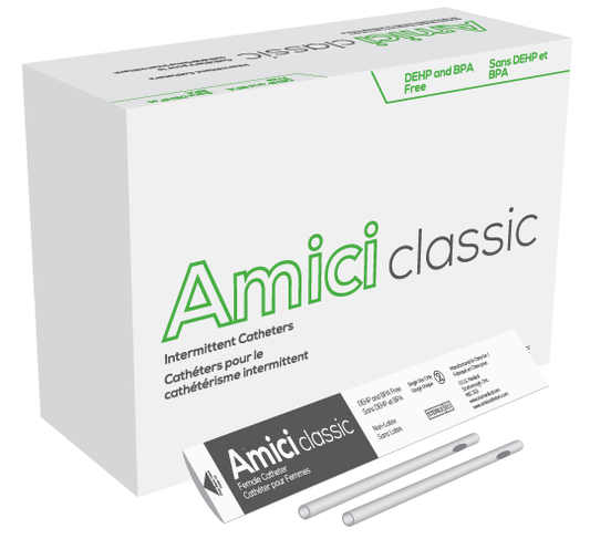 Amici Classic Female Intermittent Catheter — 16 French, 7 in, Box of 100 product image