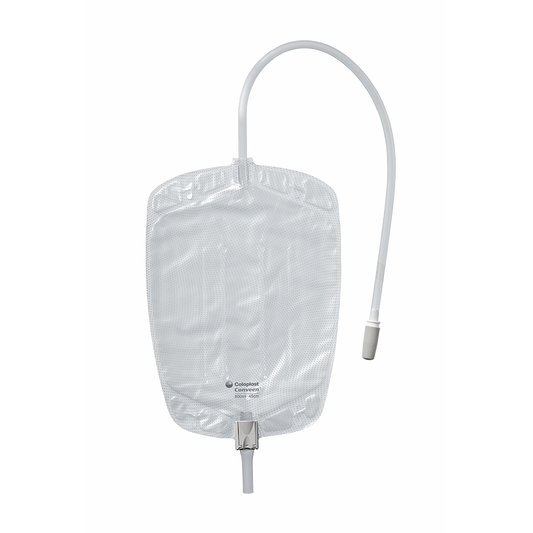 Conveen Contour leg bag; 800 mL model shown