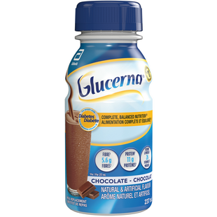 Glucerna chocolate nutritional drink 237 mL bottle