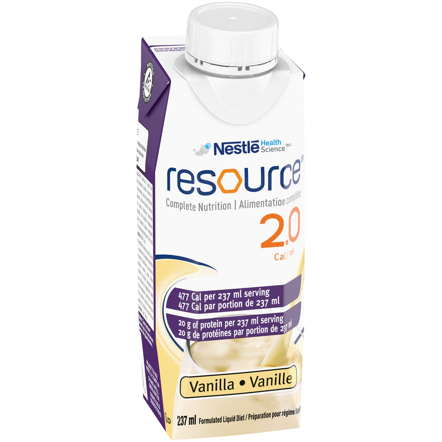 Resource 2.0 vanilla 237 mL carton