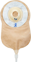 Representative Marlen UltraLite shallow-convex urostomy pouch with Skin Shield barrier; 1¾ in opening, box of 10