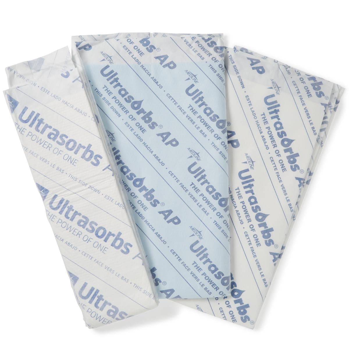 Medline Ultrasorbs AP Dry Underpads – 24 × 36 in