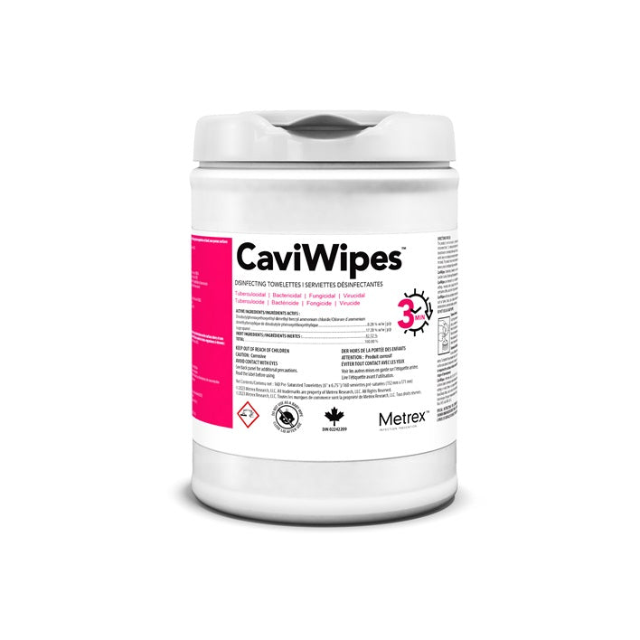 Metrex CaviWipes surface disinfectant wipes canister