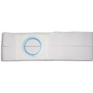 Nu-Hope 4-inch regular elastic flat-panel ostomy support belt with centered opening