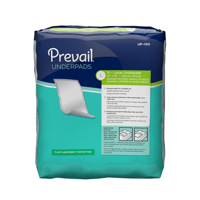 Prevail Fluff Underpads UP-150 package