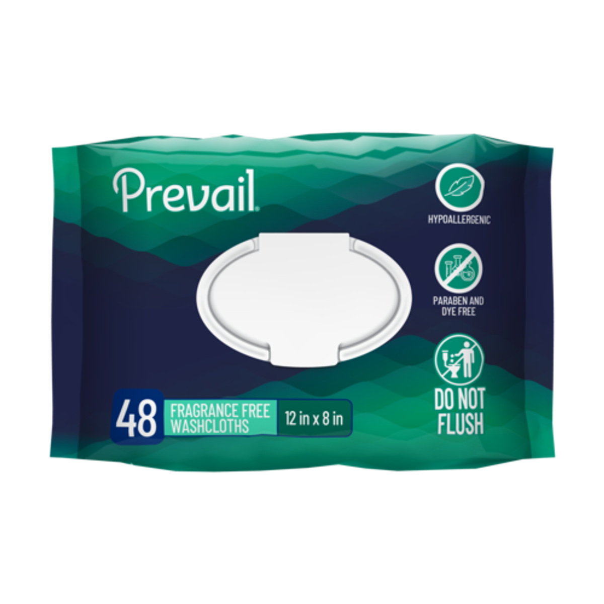 Prevail Fragrance-Free Adult Washcloths