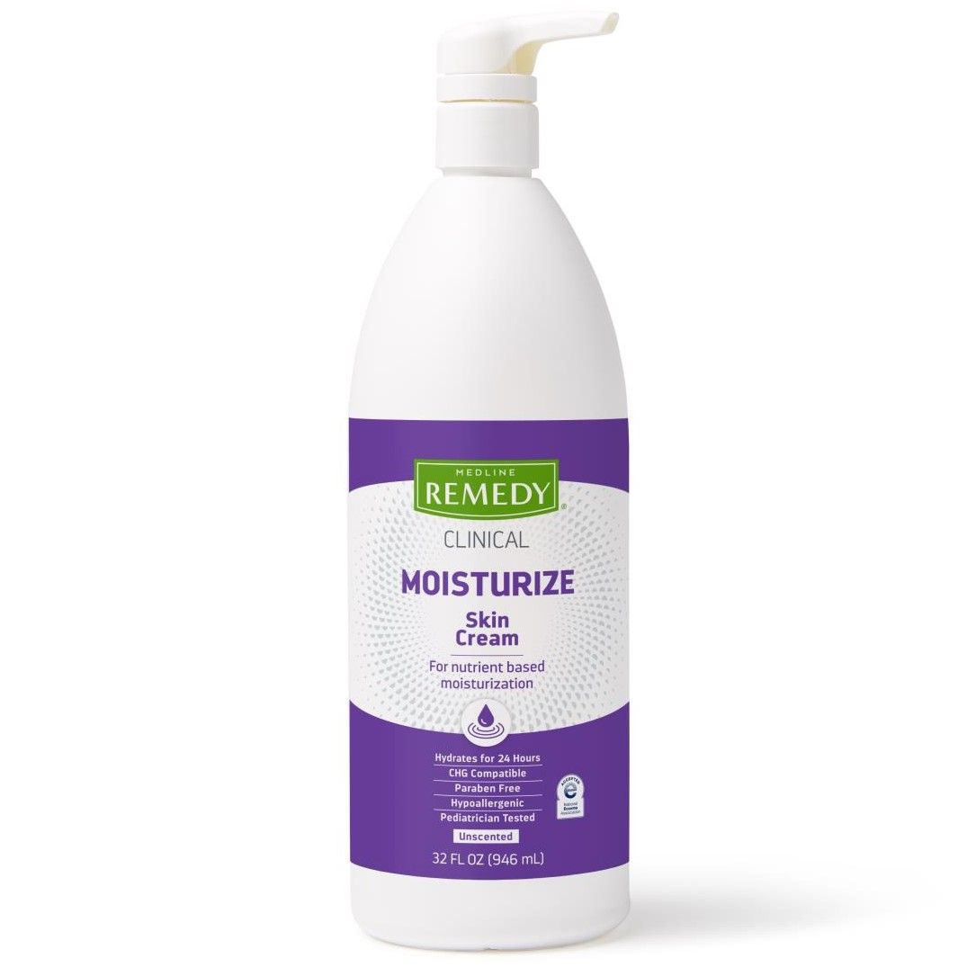 Medline Remedy Clinical unscented pump skin cream