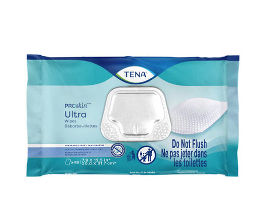 TENA ProSkin Ultra Wipes – Fragrance-Free Adult Incontinence Washcloths