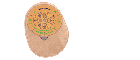 Salts Confidence Natural Advance one-piece closed ostomy pouch
