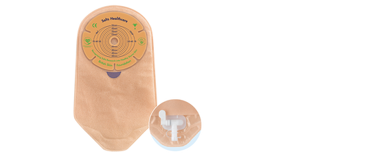 Salts Confidence Natural Advance one-piece urostomy pouch