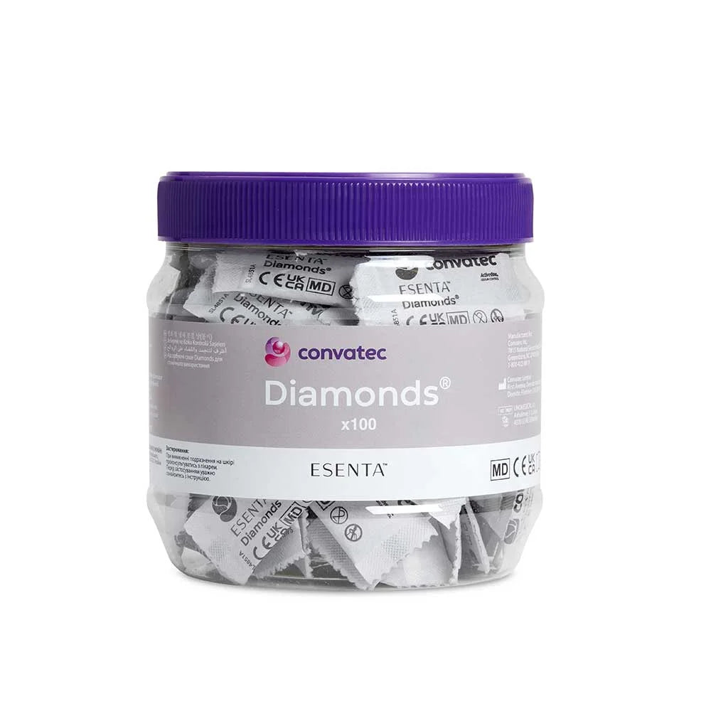 ConvaTec Diamonds gelling and odor control sachets