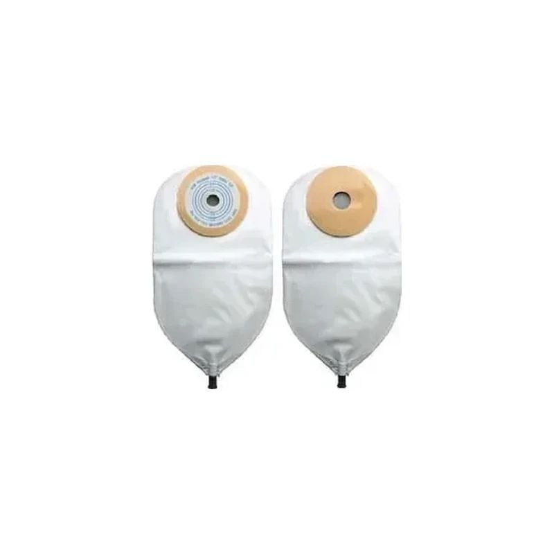 Representative Nu-Hope 24 oz urinary pouch; opening style and size may vary