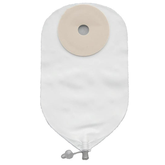 Representative Nu-Hope Nu-Flex urinary pouch with flutter valve