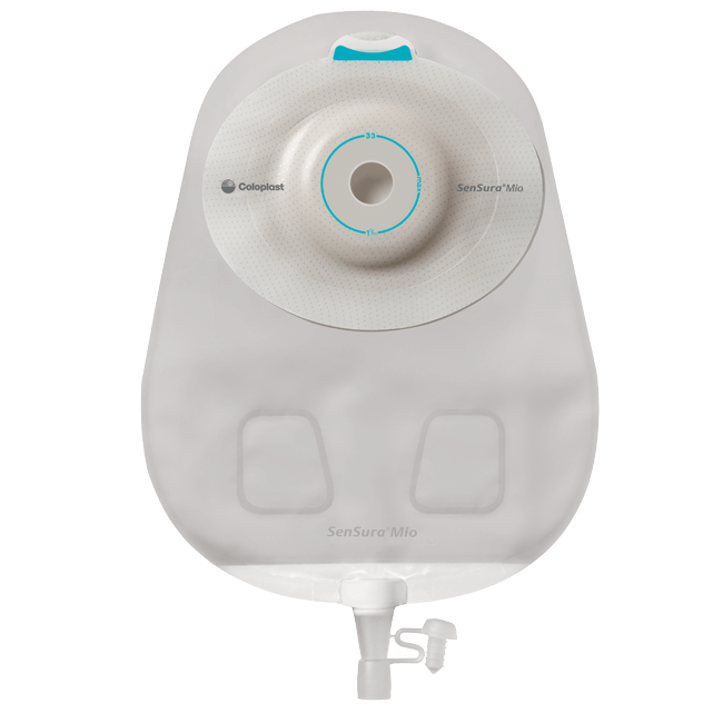 Coloplast SenSura Mio 1-Piece Urostomy Pouches — Deep Convex