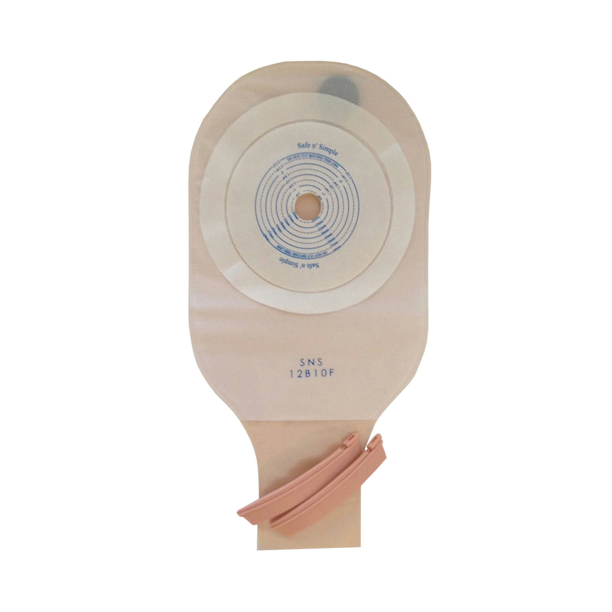 Safe n Simple one-piece ostomy pouch