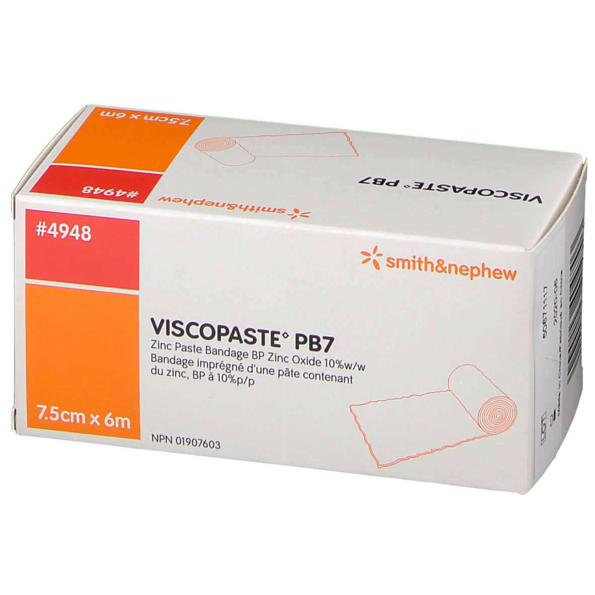 Smith & Nephew Viscopaste PB7 Zinc Paste Bandage