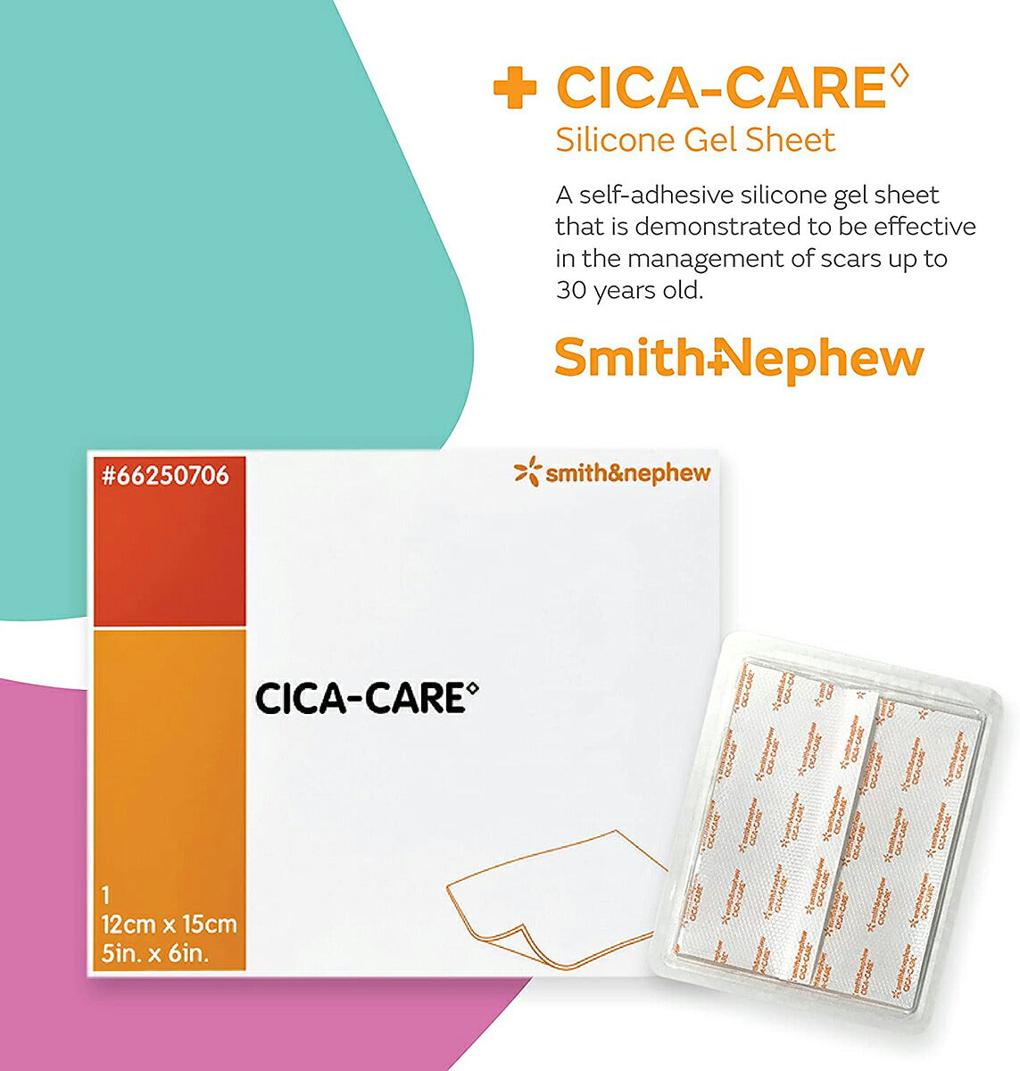 Smith & Nephew Cica-Care Adhesive Gel Sheets