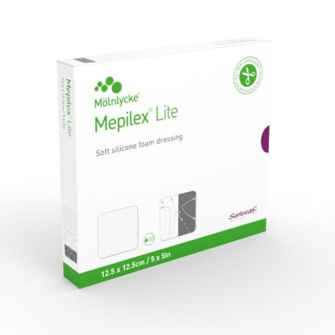Mepilex Lite Foam Dressings — Box of 5