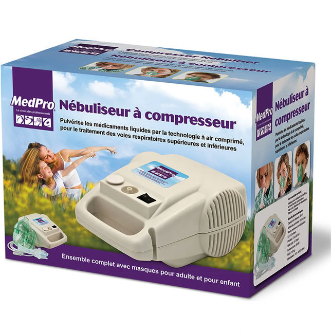 MedPro Compressor Nebulizer Kit — Adult & Child Masks