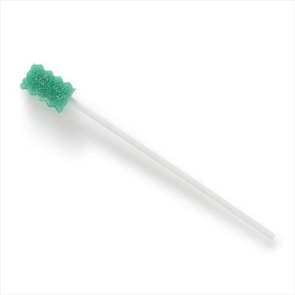 Medline DenTips Oral Swabs — Treated, Green