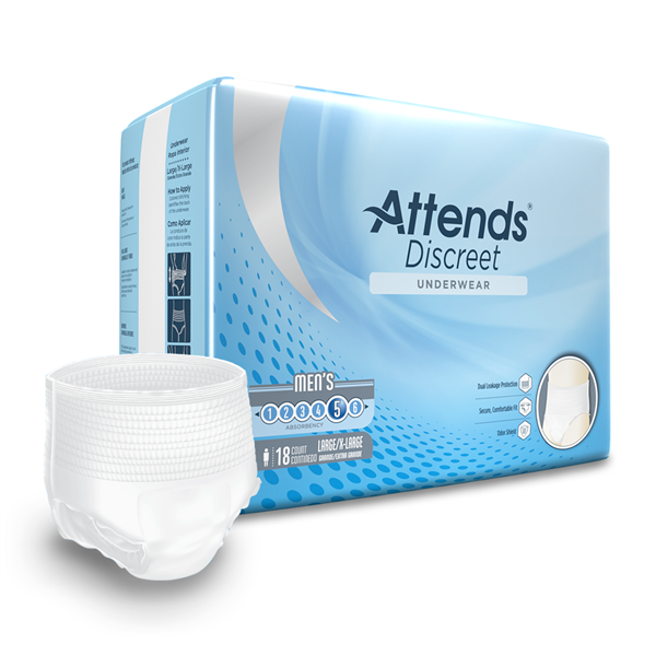 Attends Men's Incontinence Underwear
