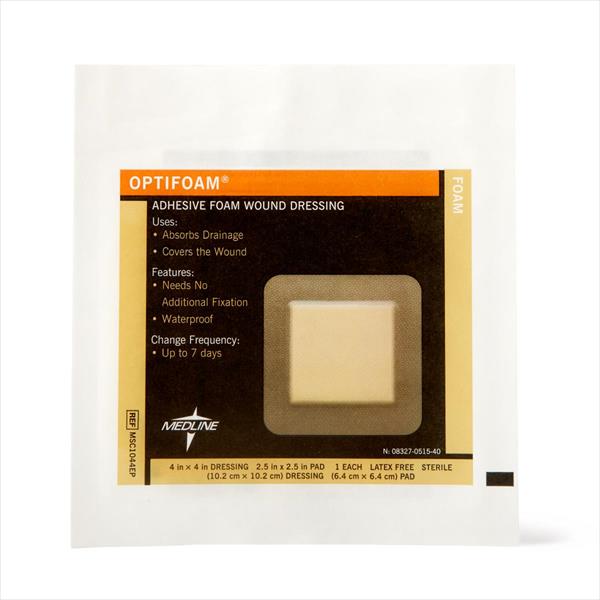 Medline Optifoam Adhesive Foam Dressing