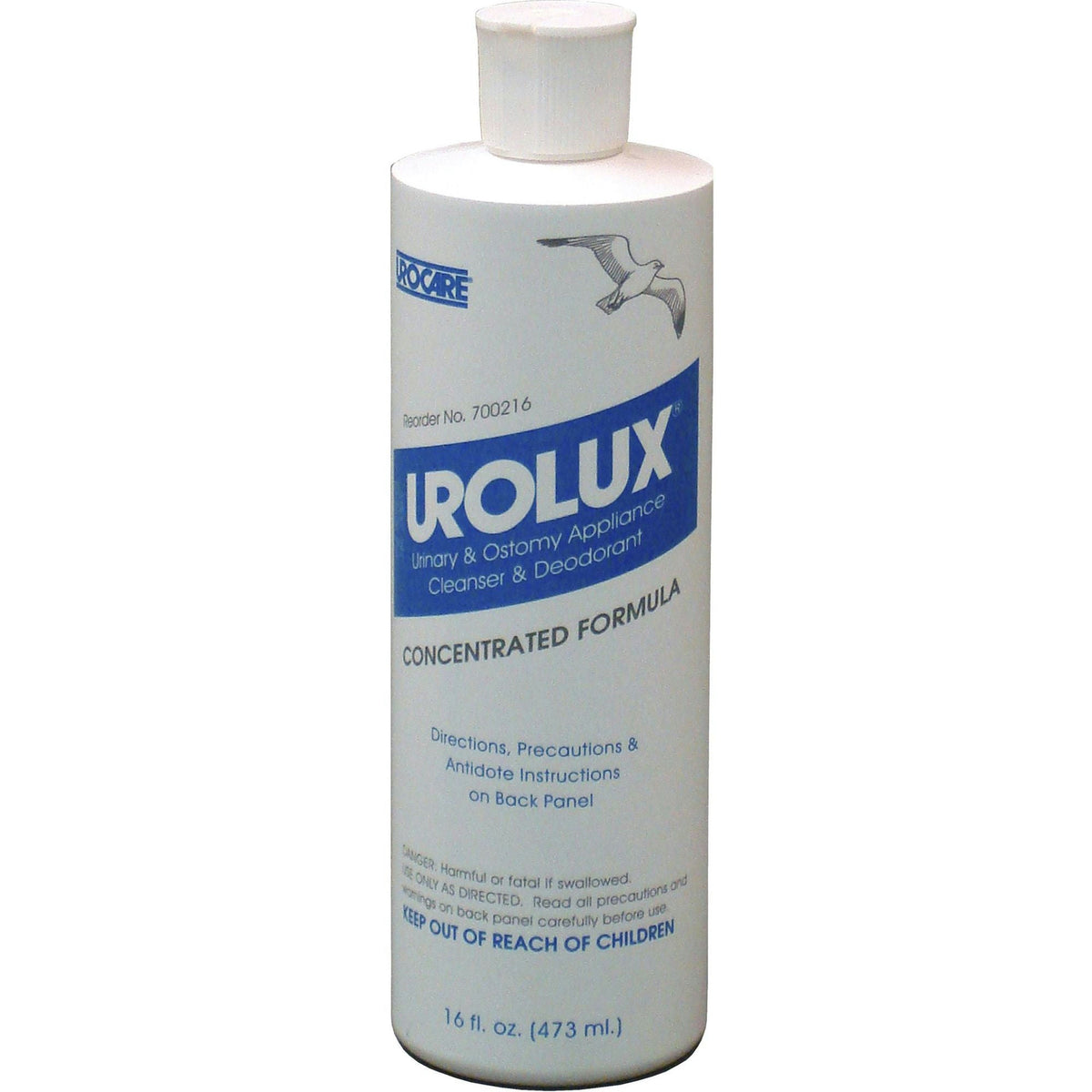 Urolux Urinary and Ostomy Appliance Cleanser and Deodorant, 16 fl oz bottle
